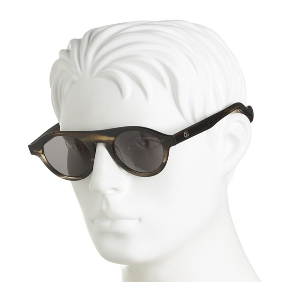 Moncler 48MM Designer Sunglasses Dark Green - Picture 3 of 10